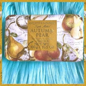AUTUMN PEAR 10.5 Ounce Triple Milled Moisturizing Bath Bar Soap